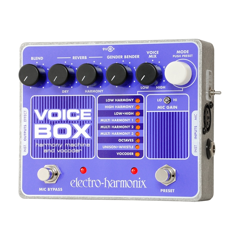 Electro-Harmonix EHX Voice Box Vocal Harmony Machine Vocoder Pedal